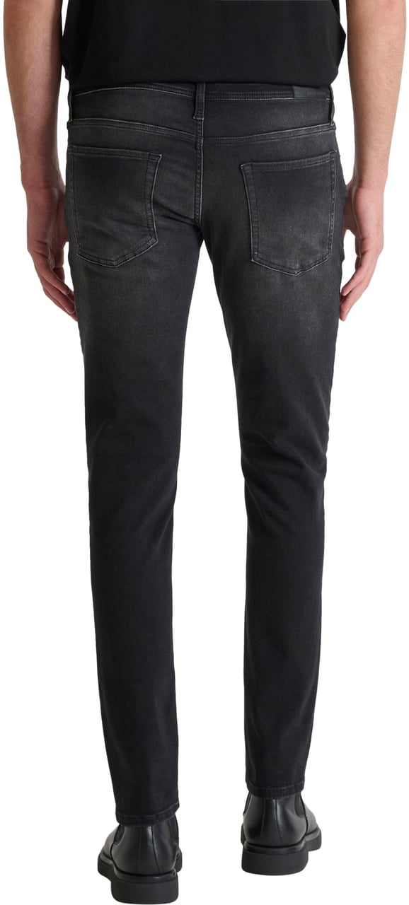 Antony Morato JEANS OZZY TAPERED FIT IN BLACK DENIM Zwart