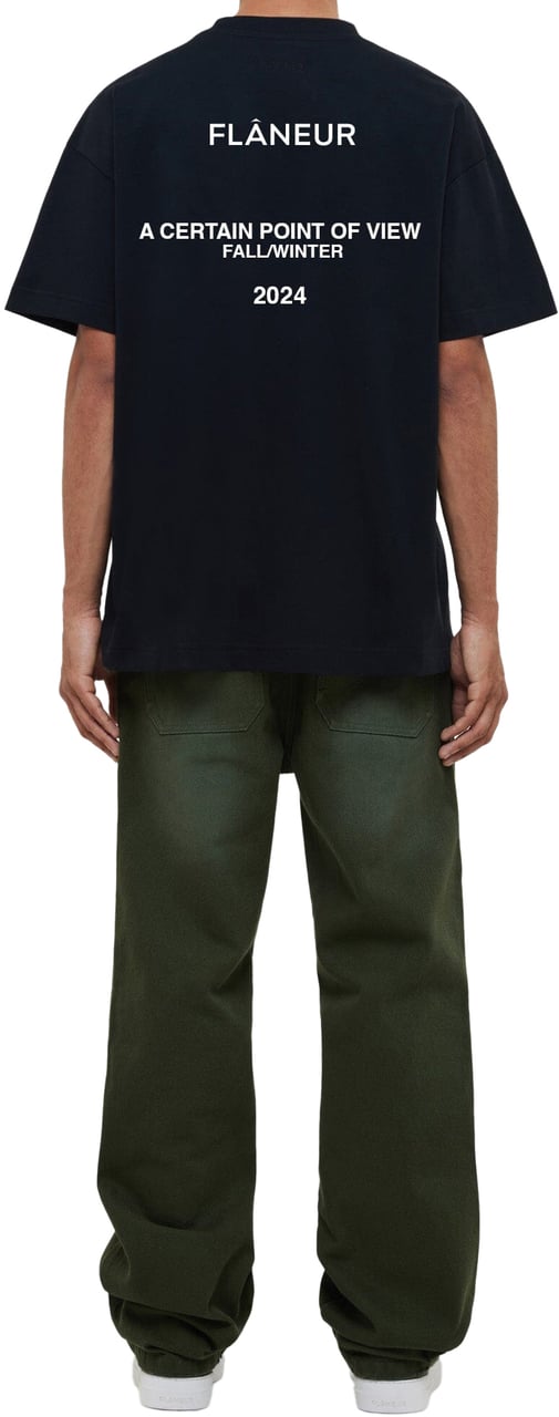 FLÂNEUR Collection T-Shirt | Black Zwart