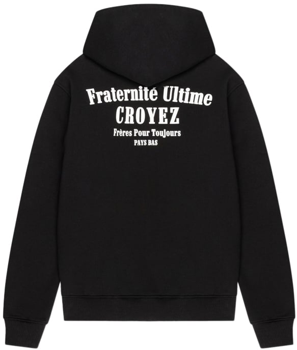 Croyez Croyez Fraternité Zip-Hoodie Zwart