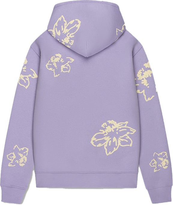 Croyez Croyez Flower Zip-Hoodie Paars