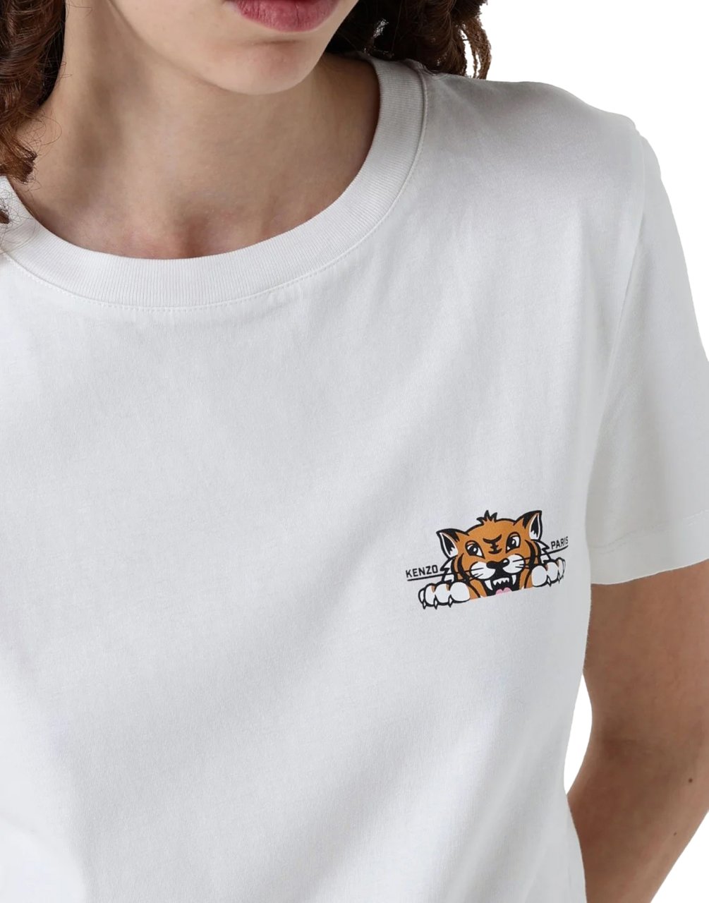 Kenzo T-Shirt Tiger Classic Wit