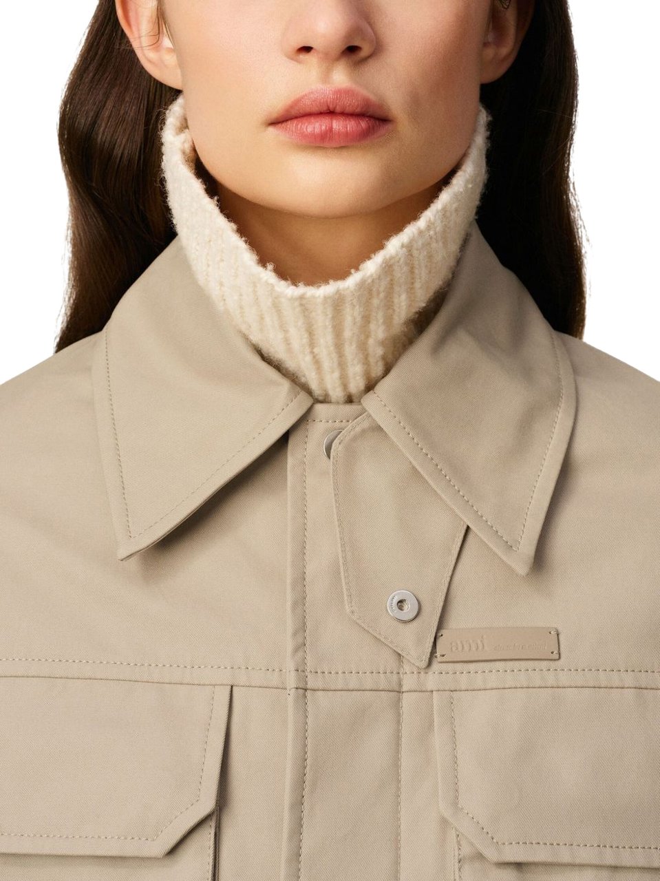 AMI Paris Jackets White Wit