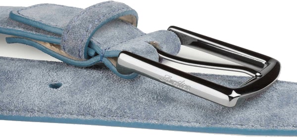 Aurélien Belt Suede Light Blue Blauw