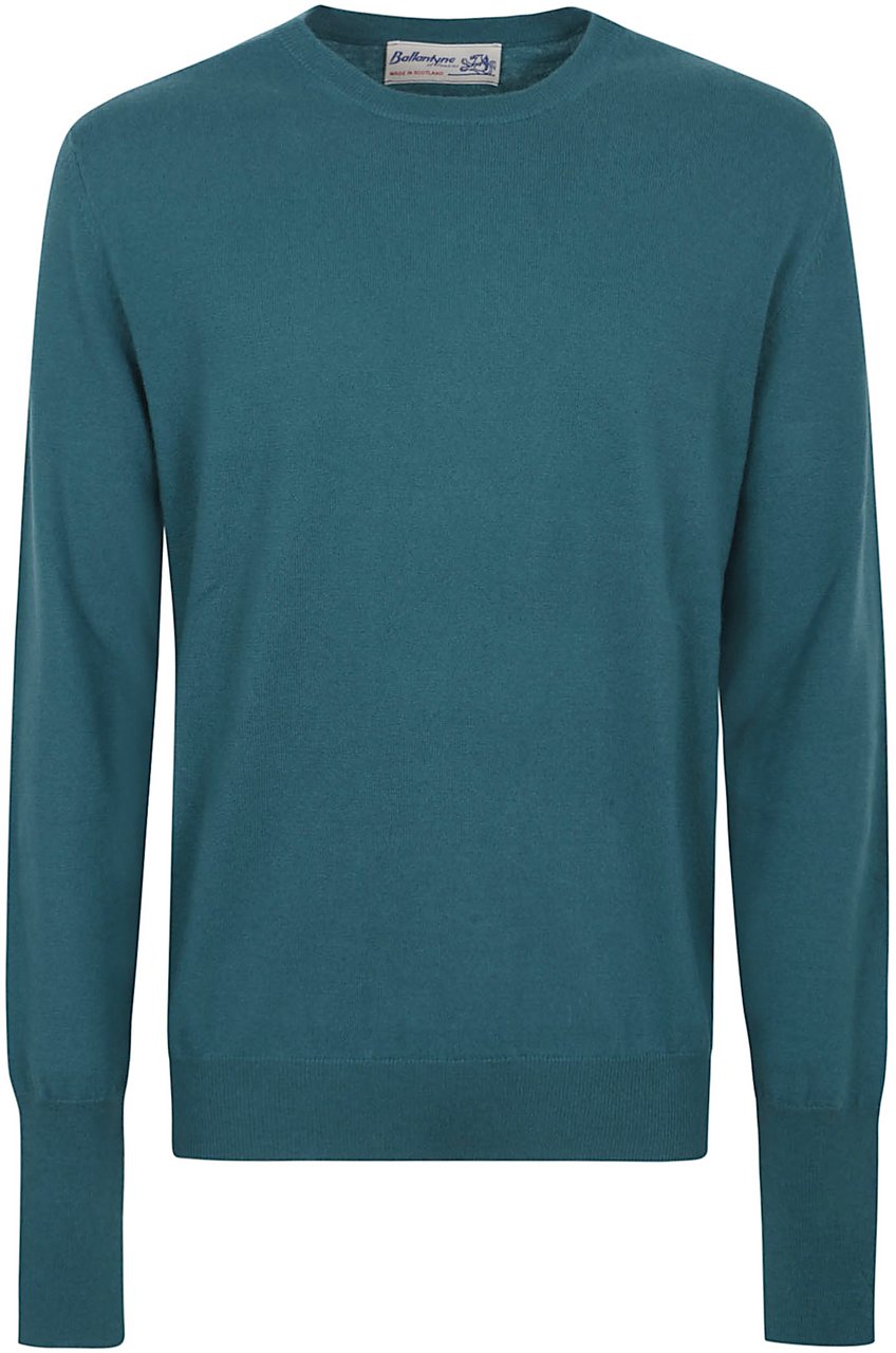 Ballantyne round neck pullover Blauw