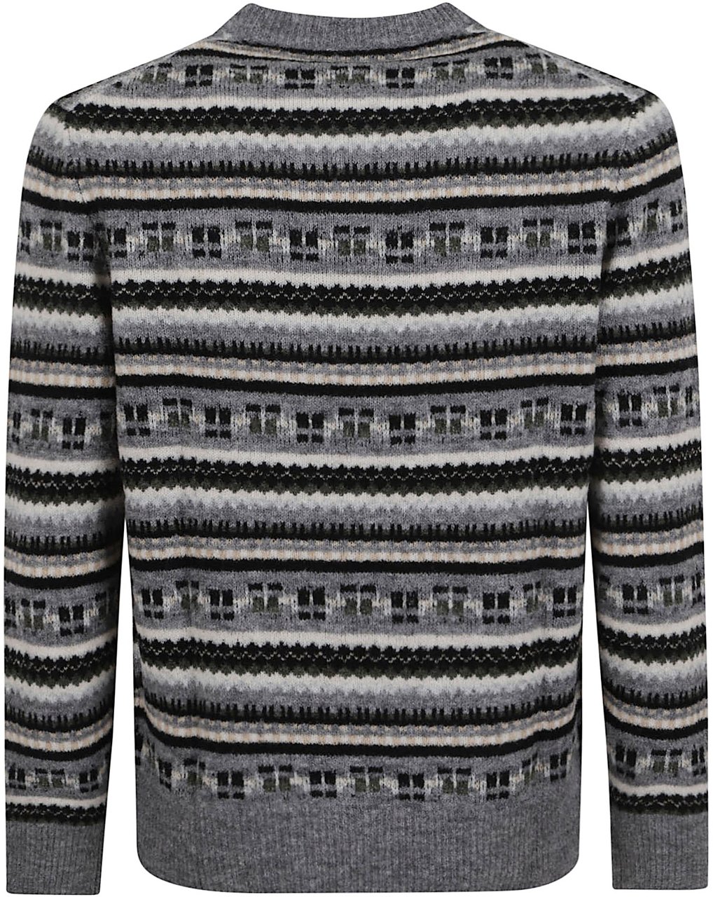 Ballantyne r neck pullover Blauw