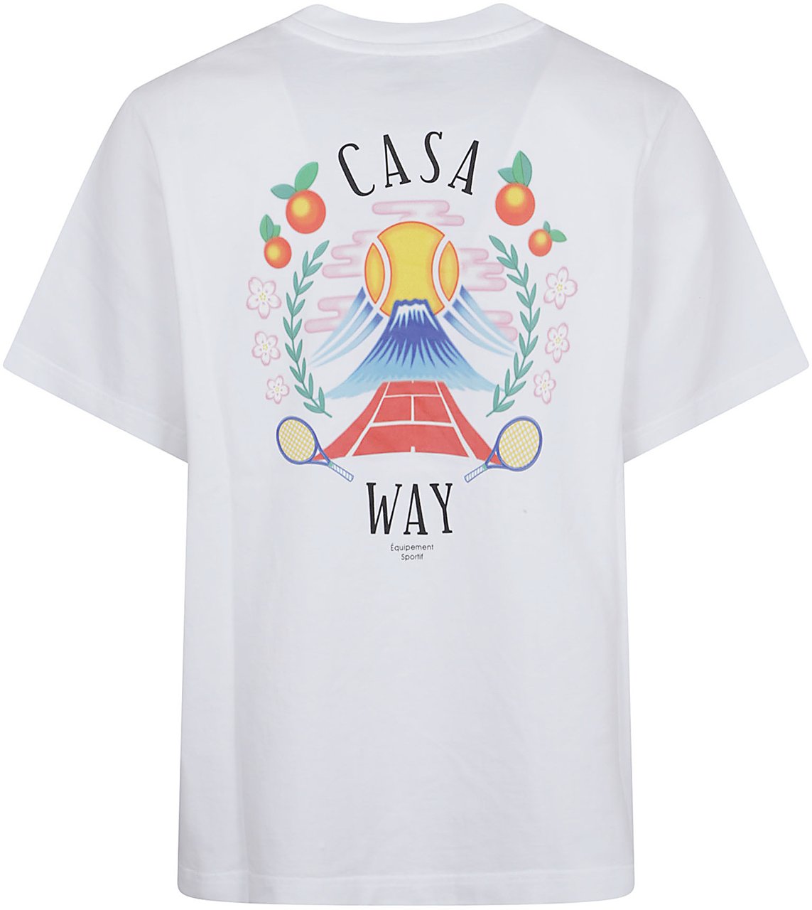 Casablanca casa way mountain printed tshirt Wit