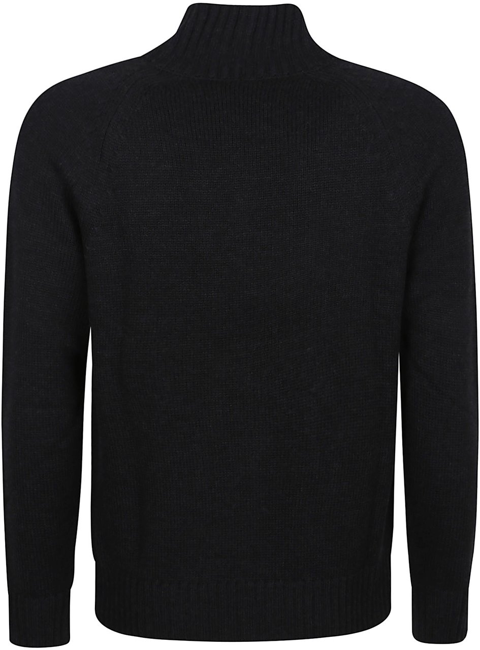 Eleventy mock neck sweater Grijs