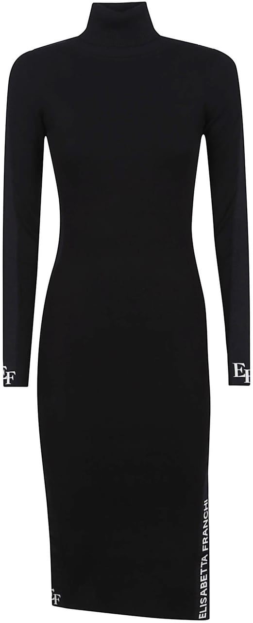 Elisabetta Franchi abito di maglia Zwart