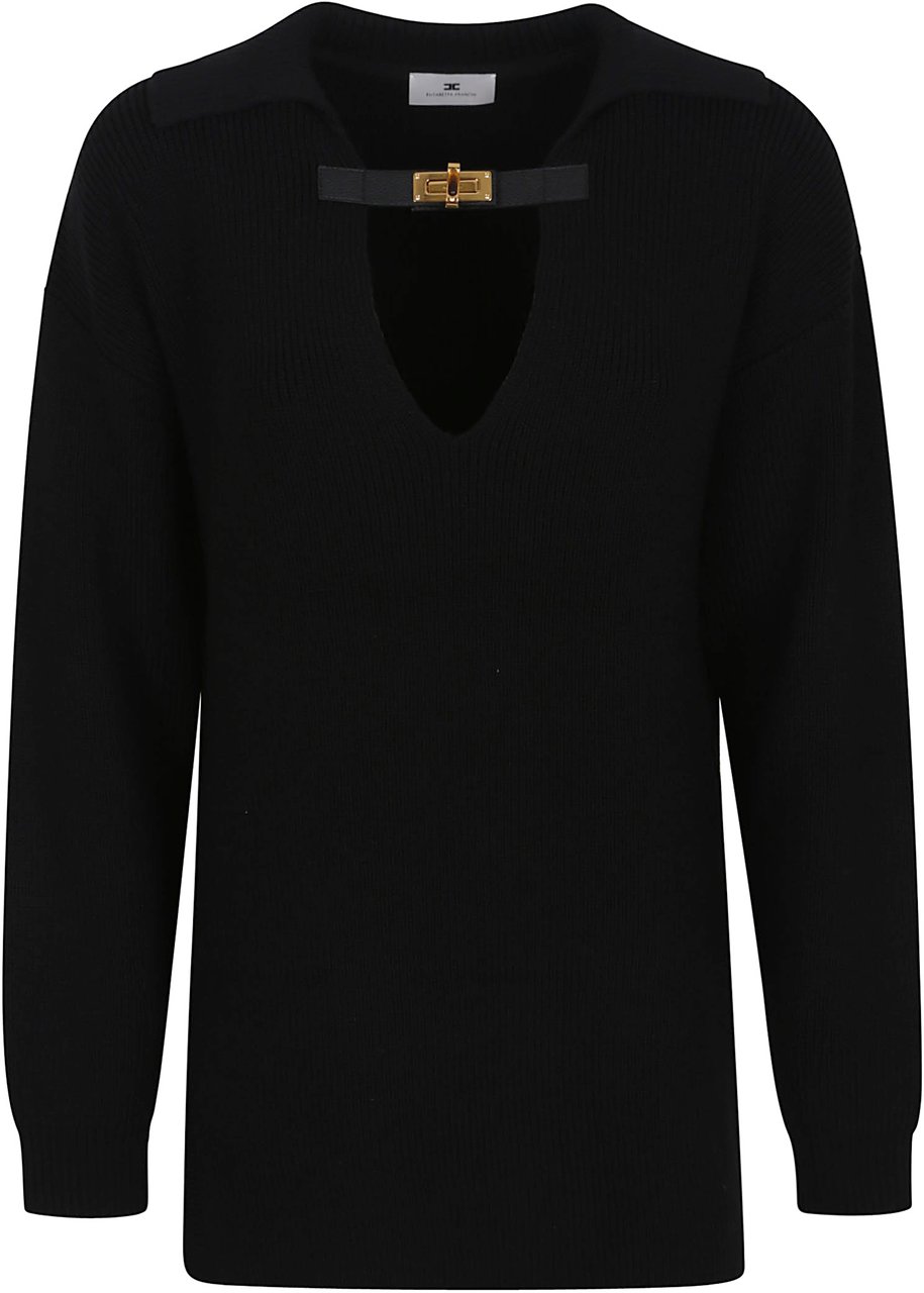 Elisabetta Franchi maglia tricot Zwart