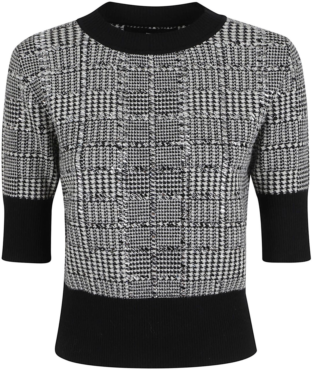 Ermanno Scervino short sleeved sweater Grijs