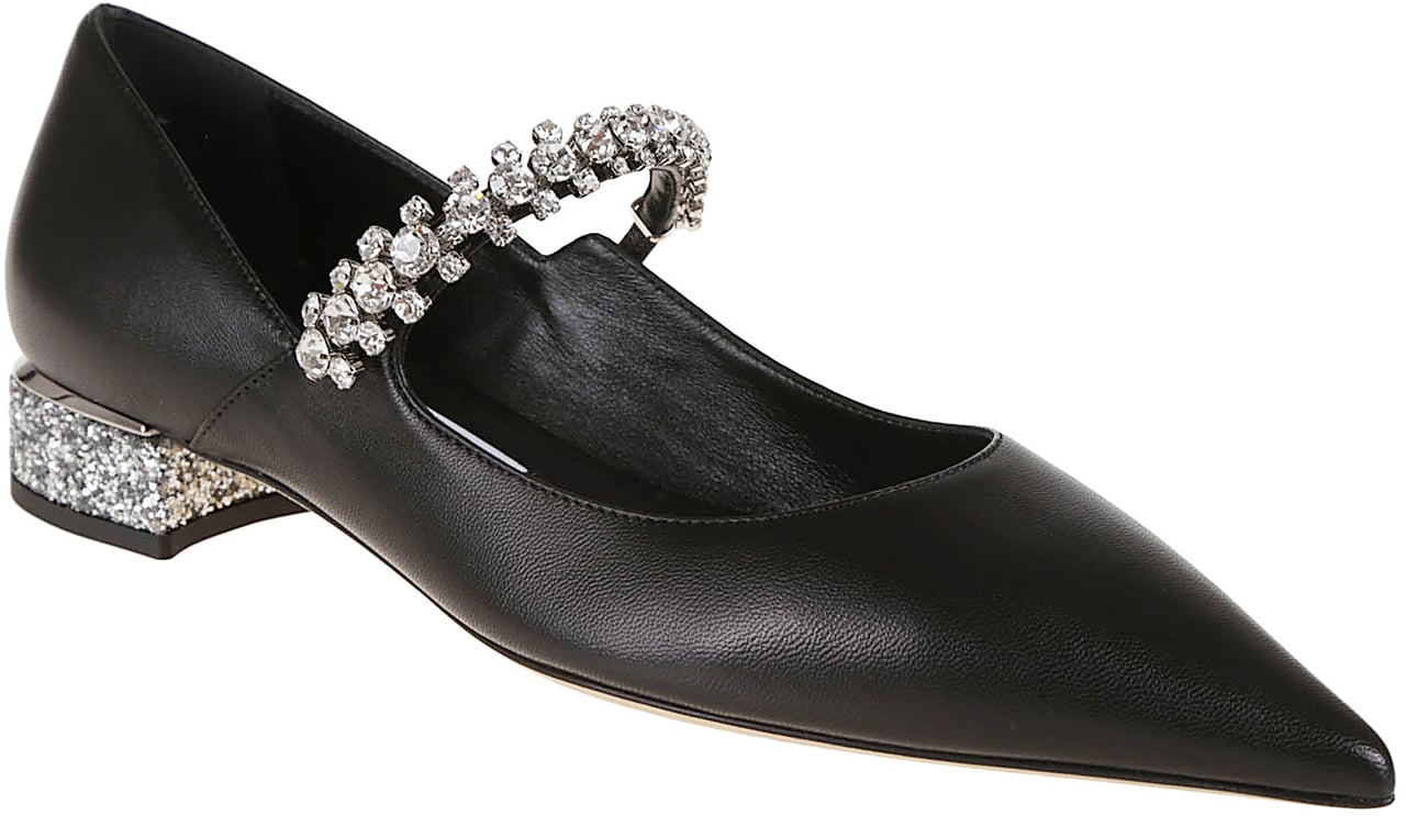 Jimmy Choo bing pump flat Zwart