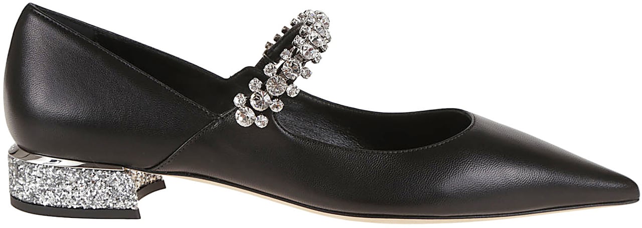Jimmy Choo bing pump flat Zwart