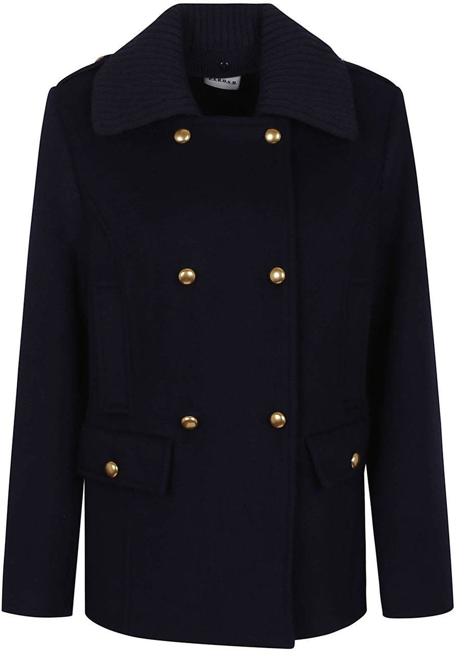 P.A.R.O.S.H. giacca cbottoro double Blauw