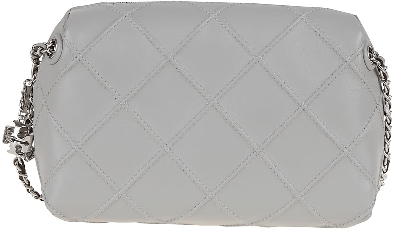 Tory Burch fleming small crossbody bag Grijs