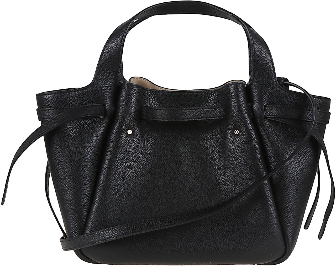 Tory Burch romy pebbled satchel Zwart
