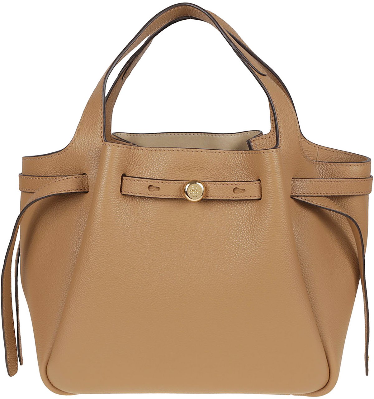 Tory Burch romy pebbled satchel Bruin