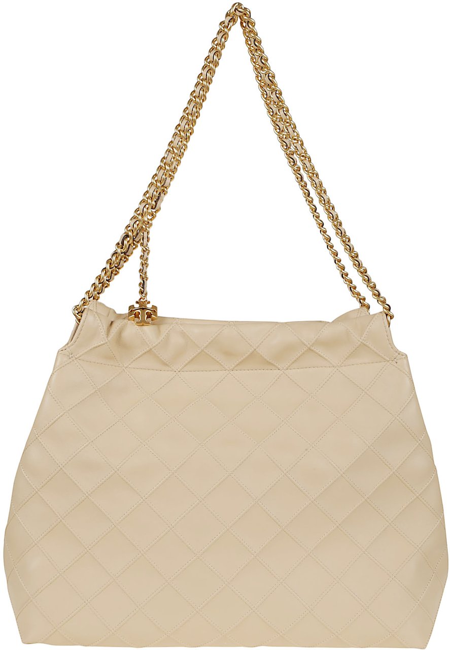Tory Burch fleming hobo Neutraal