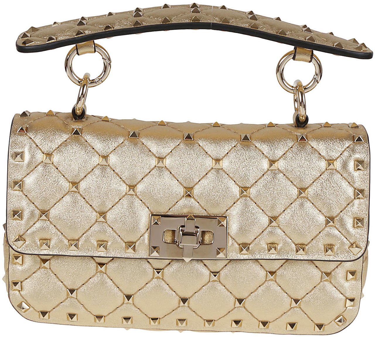 Valentino small shoulder bag rockstud spike Grijs