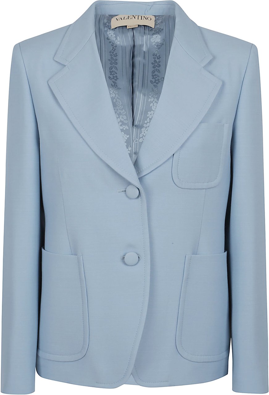 Valentino giacca solid crepe couture Grijs