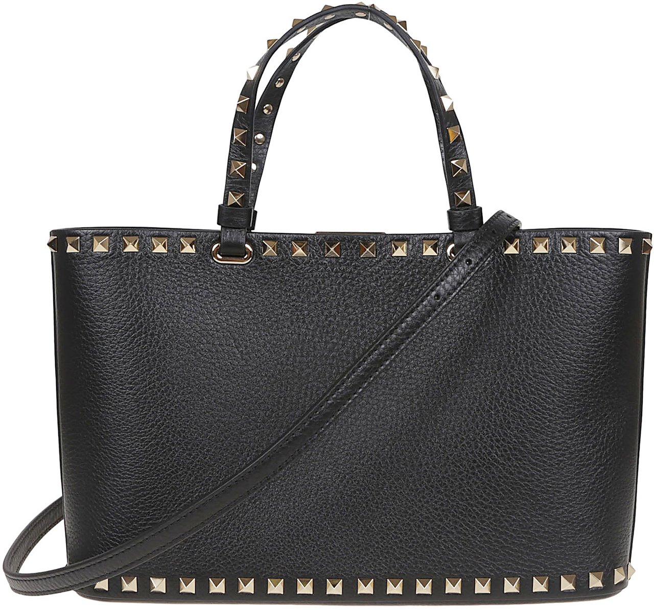 Valentino small tote rockstud Zwart