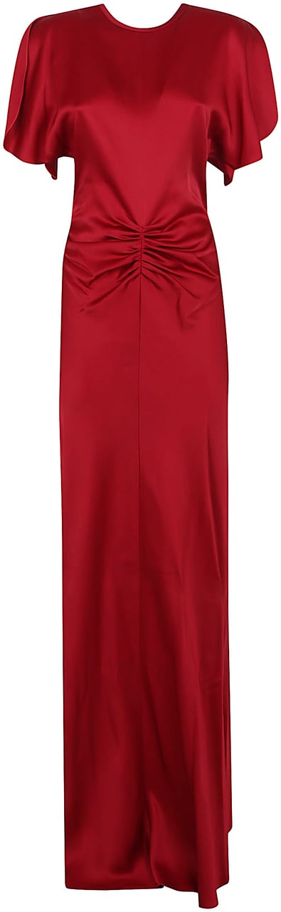 Victoria Beckham gathered waist floorlength Paars