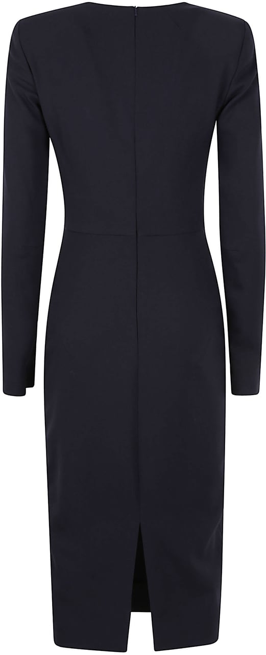 Victoria Beckham long sleeve tshirt fitted Blauw