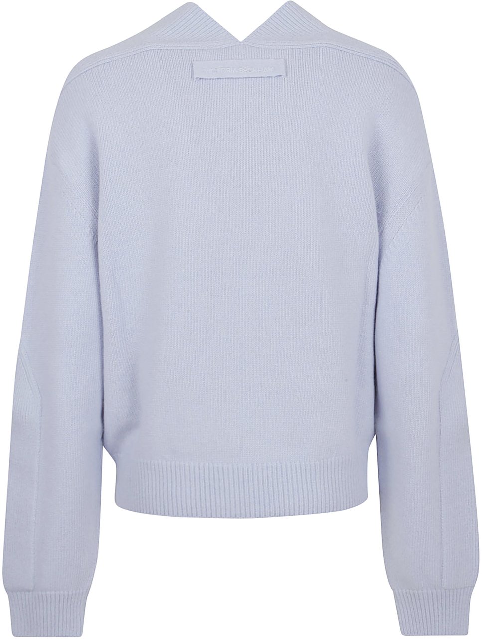 Victoria Beckham vneck yoke detail jumper Bruin