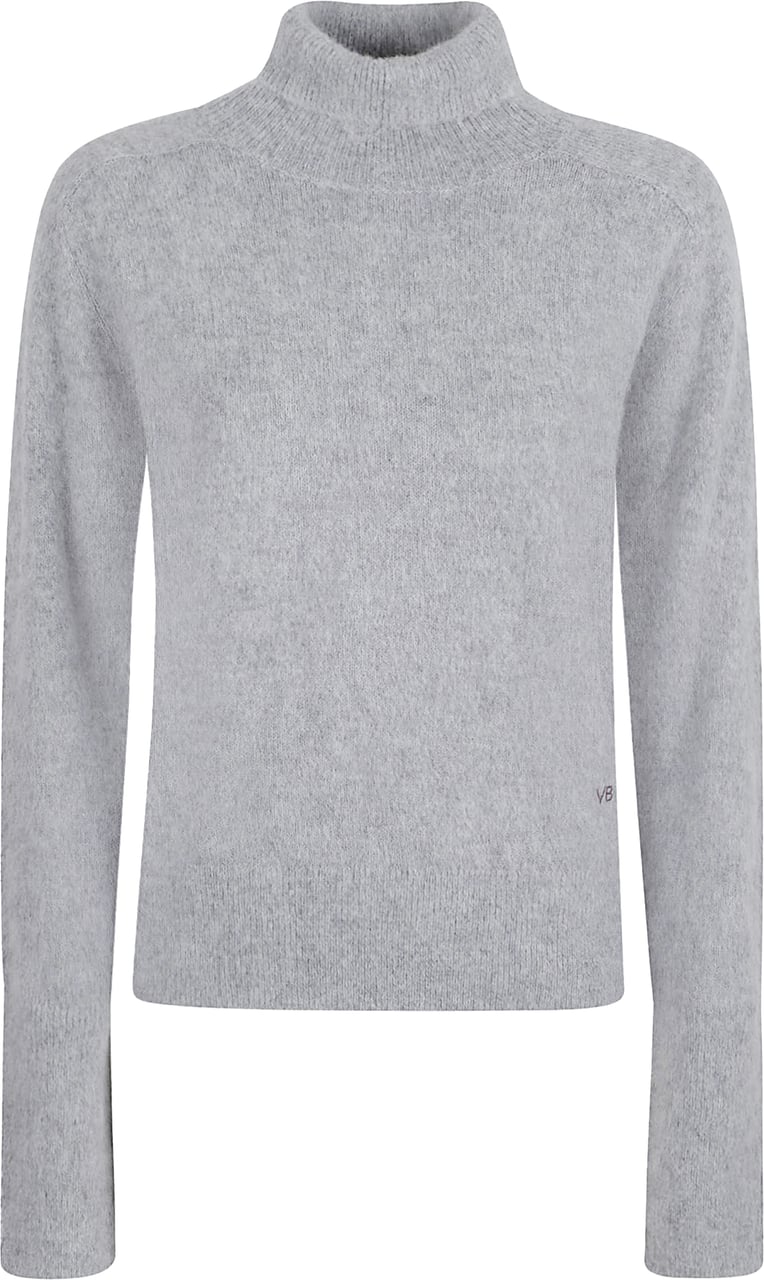 Victoria Beckham polo neck jumper Grijs