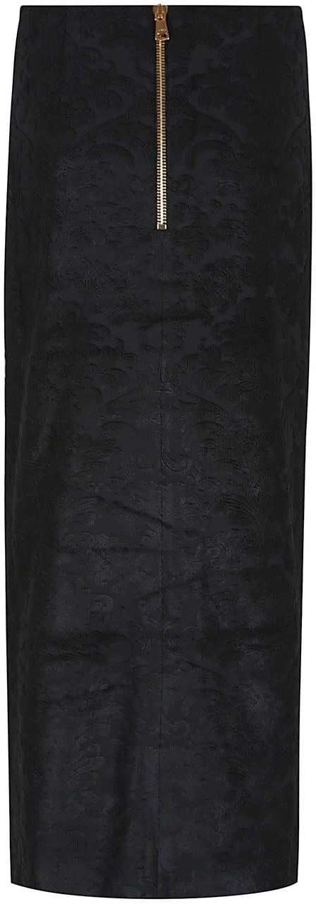 Balmain bouclette baroque long Zwart
