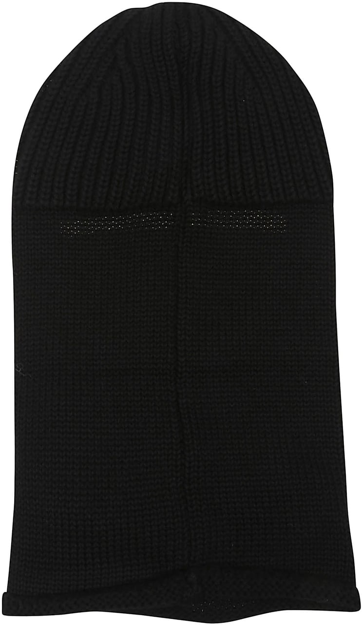 CP Company ski mask in extrafine merino wool Zwart