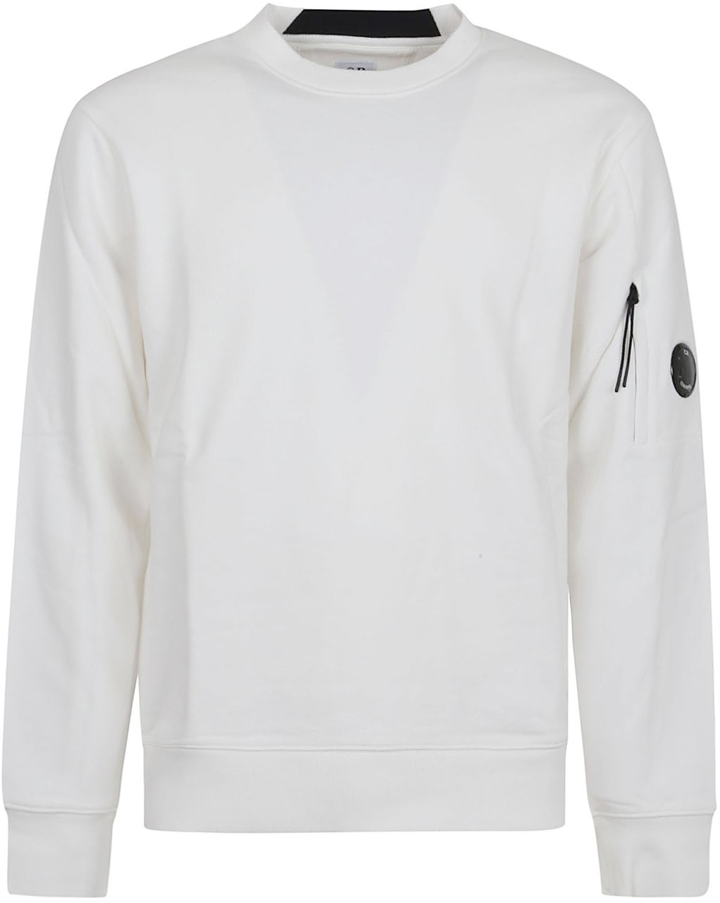 CP Company crew neck in diagonal raised Wit