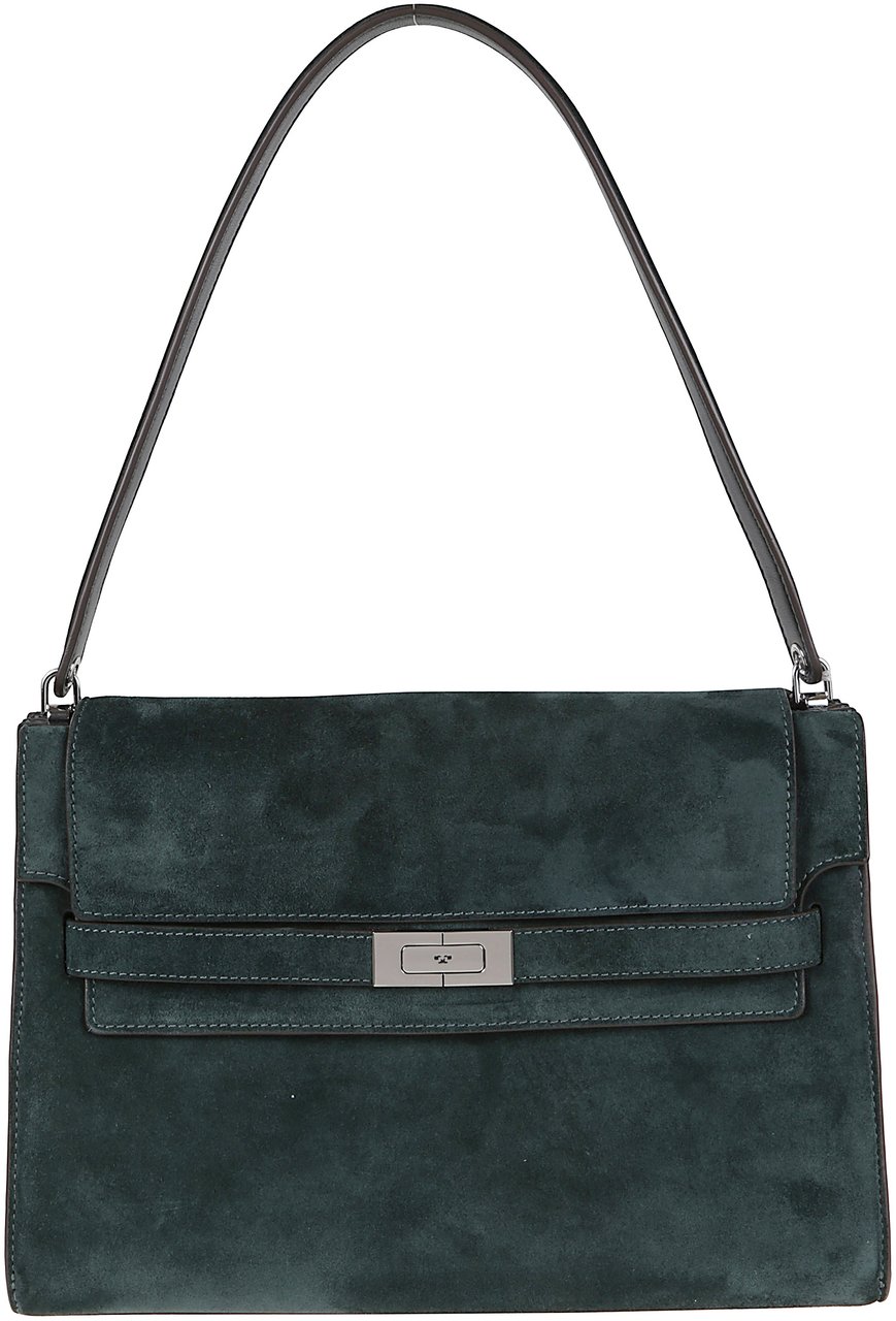 Tory Burch lee radziwill suede large Blauw