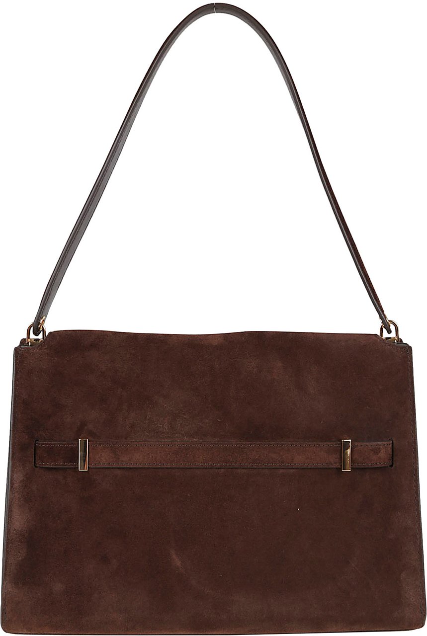 Tory Burch lee radziwill suede large Bruin
