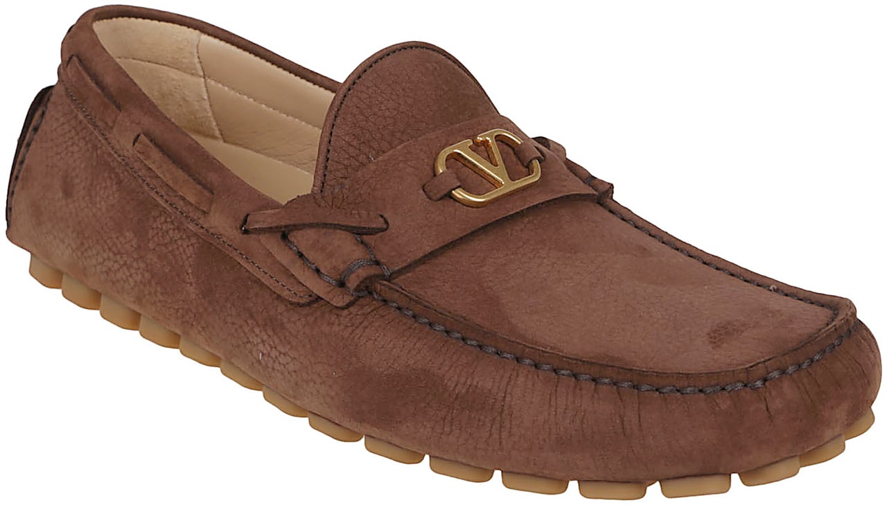 Valentino driver fastaway cervo suedea Bruin