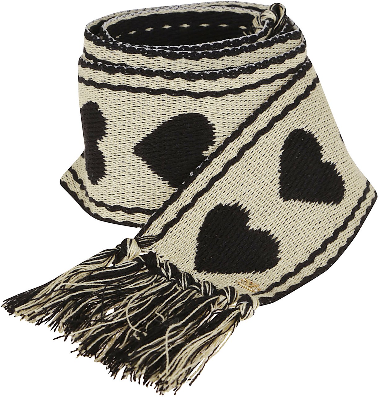 Valentino scarf antibes cuoremetal vlogo Wit