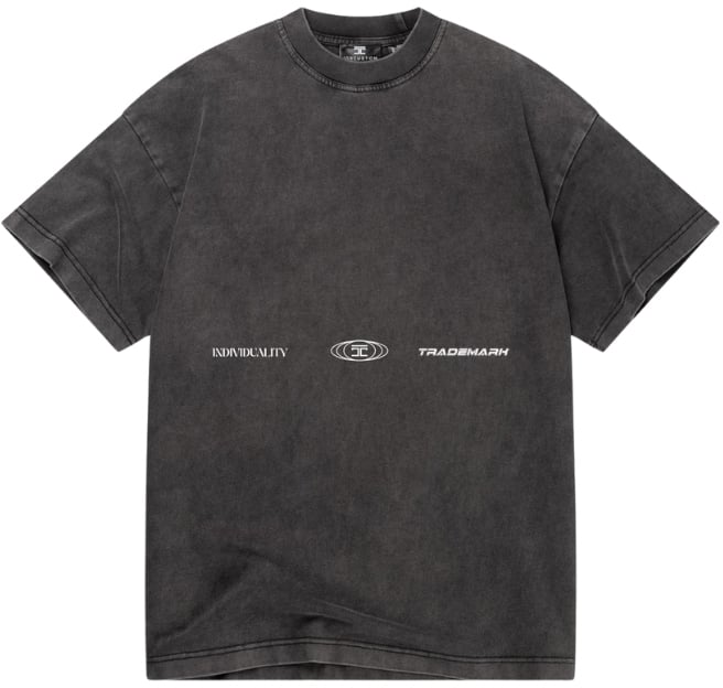 JORCUSTOM Uncommonminds Loose fit tee acid Grijs
