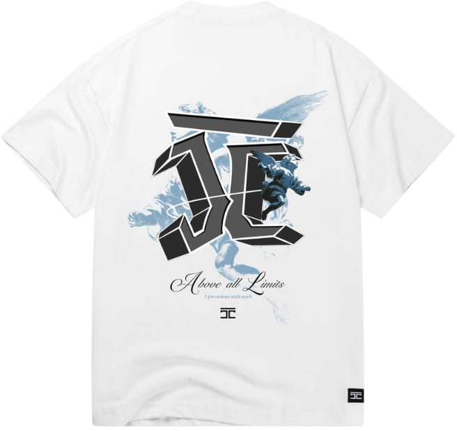 JORCUSTOM Abovealllimits lf tee white Wit