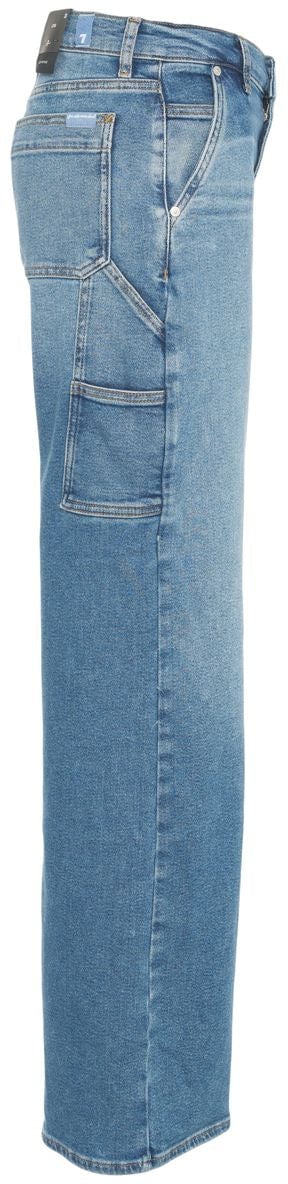 7 For All Mankind Straight leg jeans Blauw