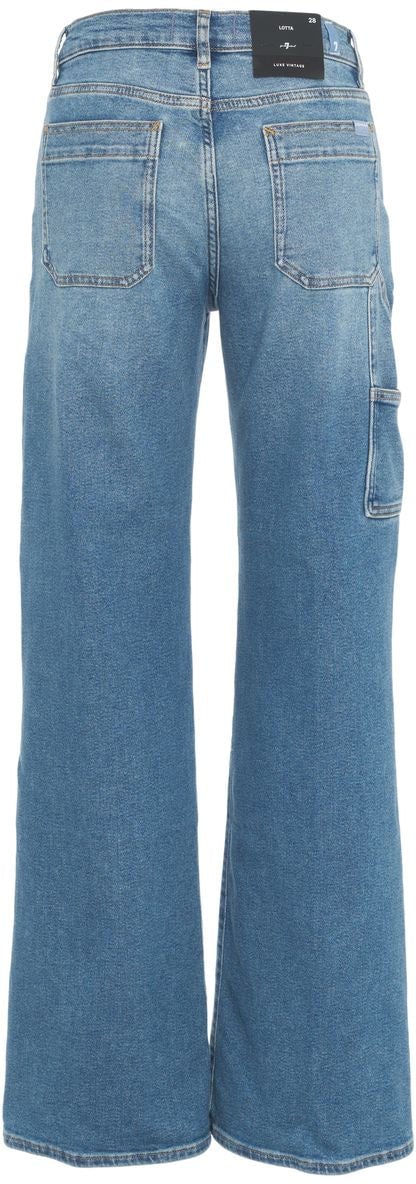 7 For All Mankind Straight leg jeans Blauw