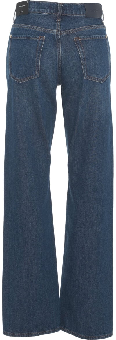 7 For All Mankind Straight leg jeans Blauw