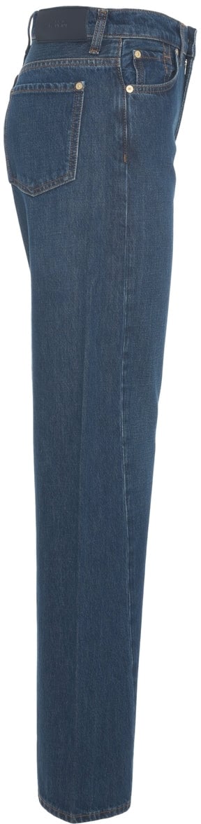 7 For All Mankind Straight leg jeans Blauw