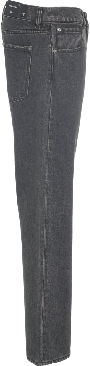 7 For All Mankind Straight cut jeans Zwart