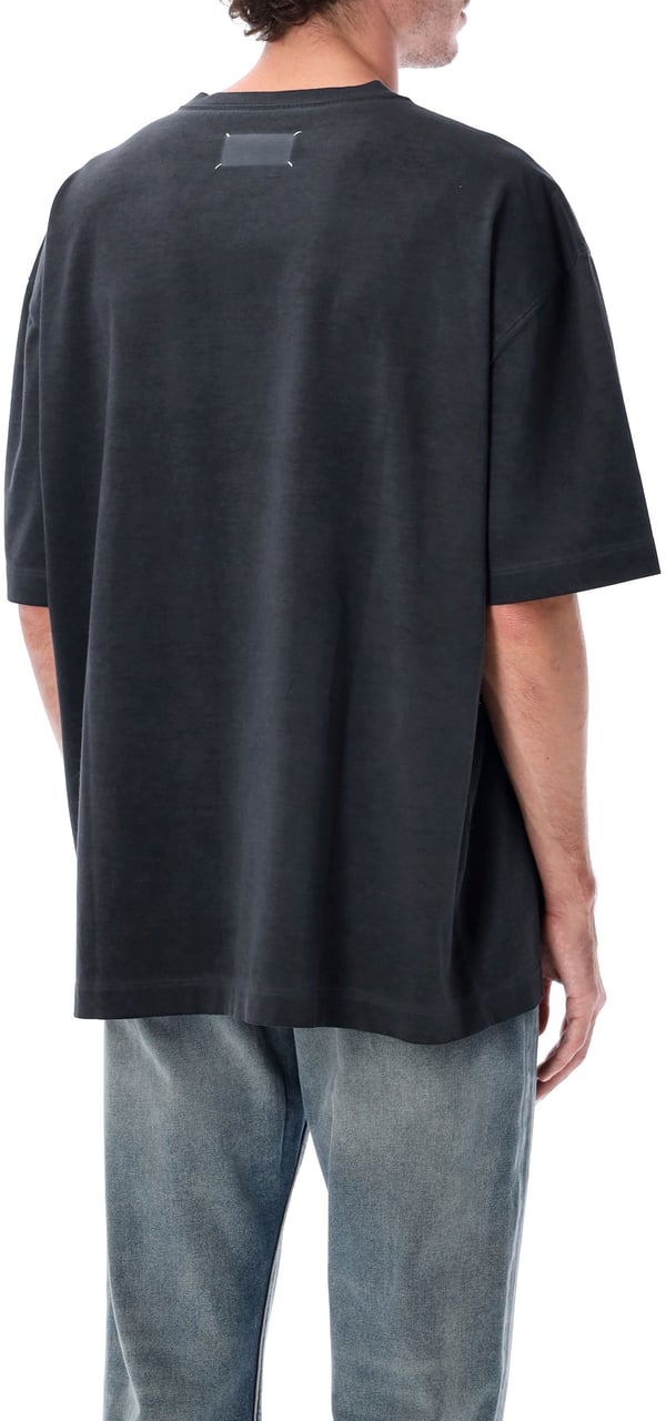 Maison Margiela Tshirt 4 Stitch Antracite Zwart
