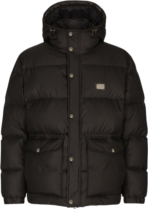 Dolce & Gabbana Coats Black Zwart