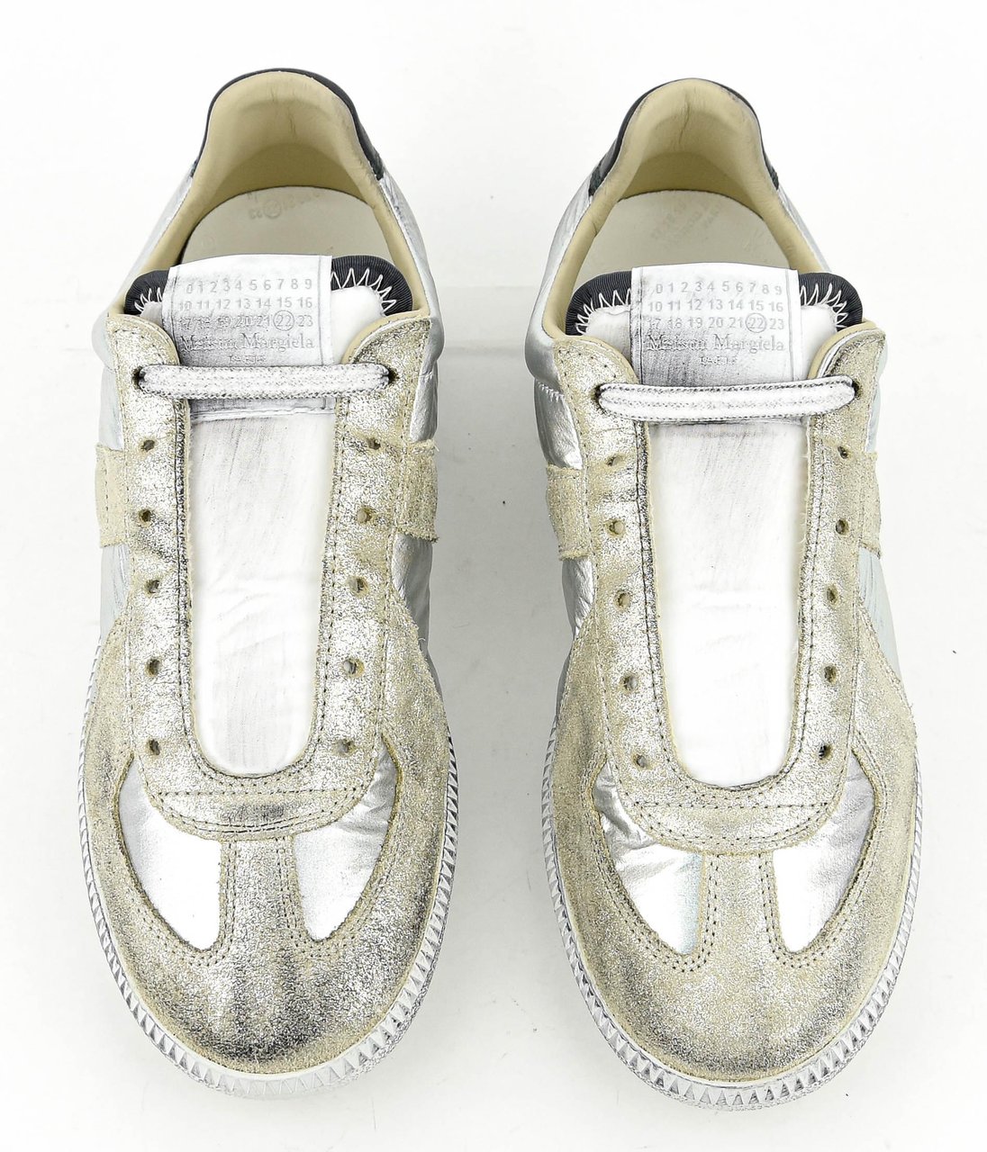Maison Margiela Replica Sneaker Silver Zilver