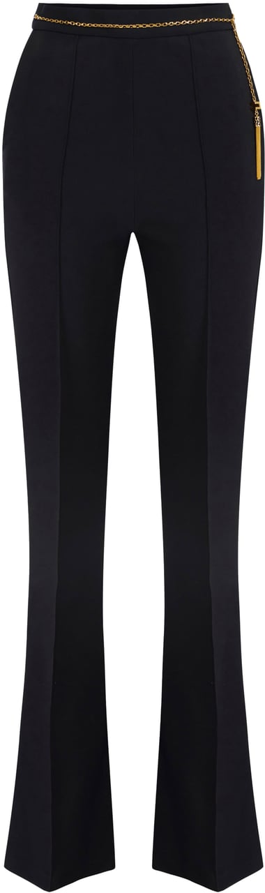 Elisabetta Franchi Trousers Black Zwart