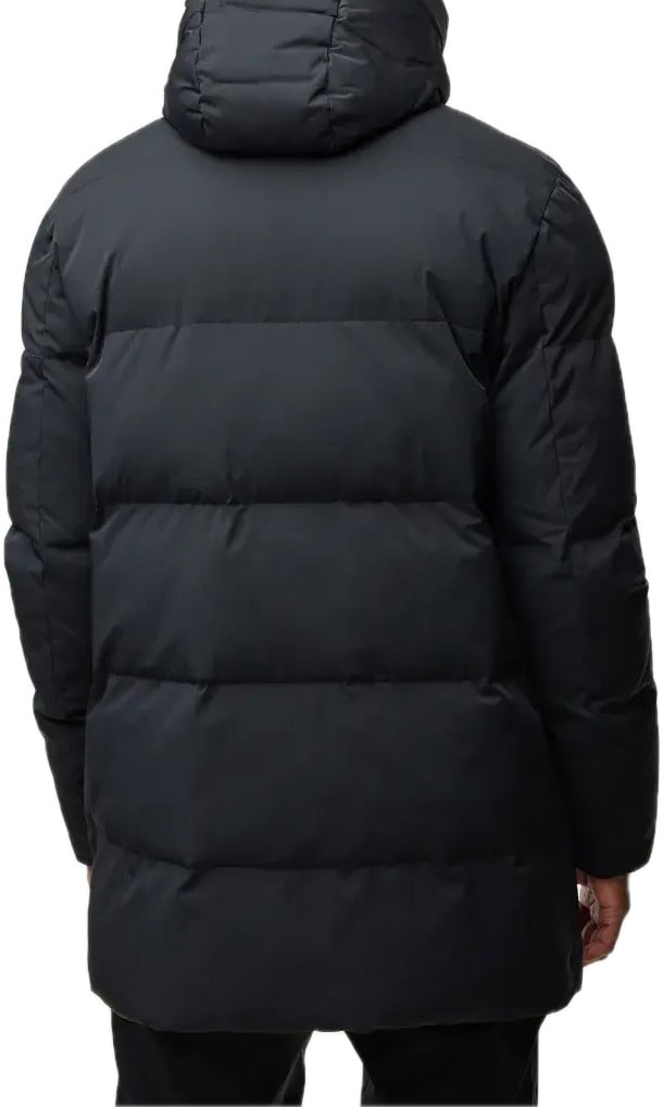 Genti Winterjacket Long Black Zwart