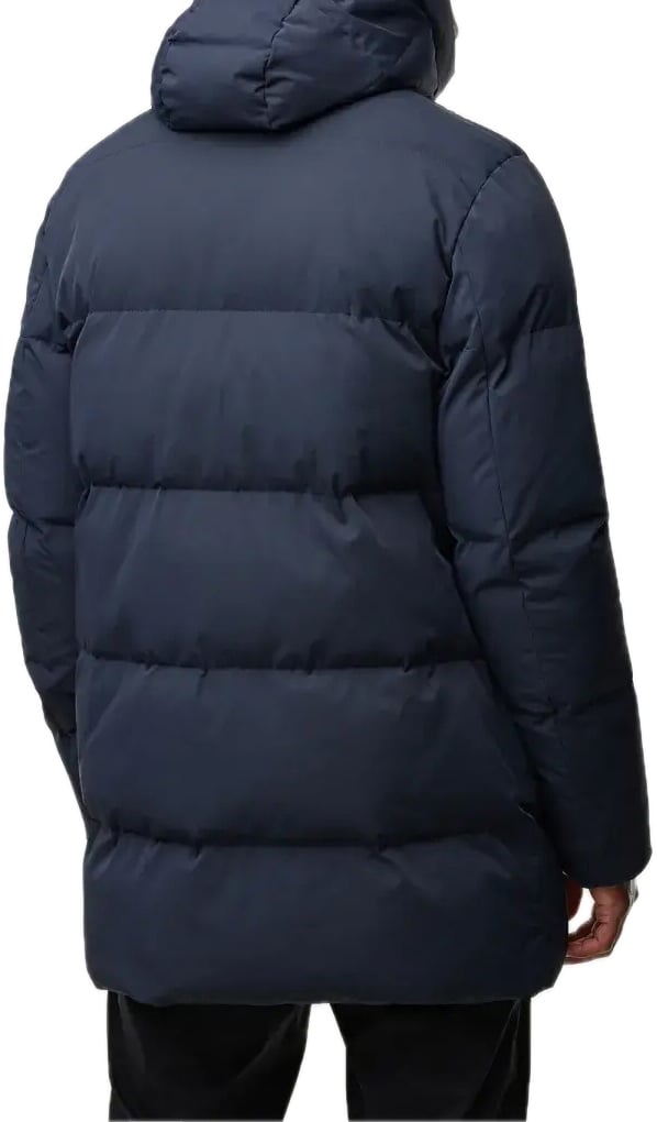 Genti Winterjacket Long Dark Blue Blauw