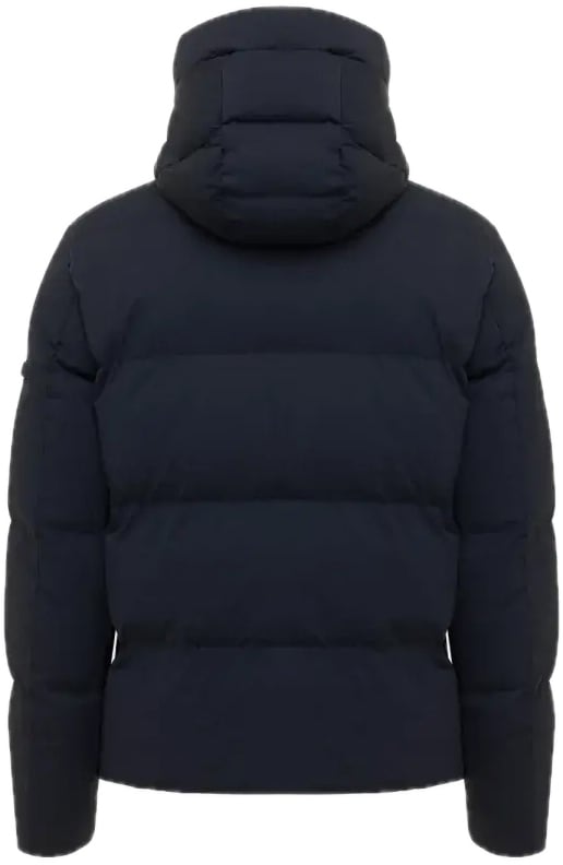 Genti Winterjacket Short Dark Blue Blauw