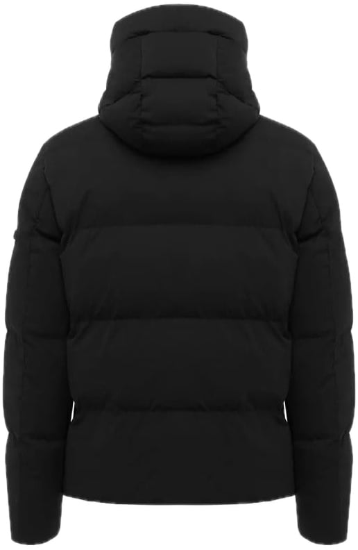 Genti Winterjacket Short Black Zwart